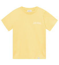 Les Deux T-shirt - Blake - Pineapple/White
