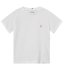 Les Deux T-shirt - Nørregaard - Hvid/Orange