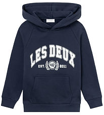 Les Deux Hættetrøje - University - Dark Navy/Light Ivory