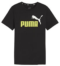 Puma T-shirt - ESS+ 2 Col Logo - Sort