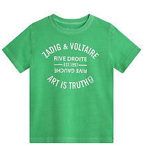 Zadig & Voltaire T-shirt - Kita - Lime m. Hvid