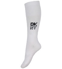 DKNY Knstrmper - Hvid m. Sort