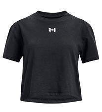 Under Armour T-shirt - Crop Sportstyle Logo - Sort