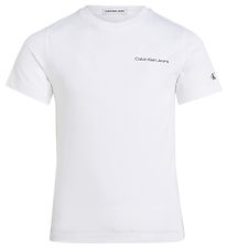 Calvin Klein T-shirt - Chest Inst. Logo - Bright White