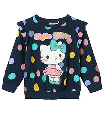 Name It Sweatshirt - NmfJasa Hello Kitty - Dark Sapphire