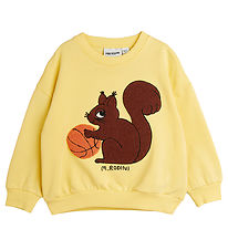Mini Rodini Sweatshirt - Squirrel - Gul