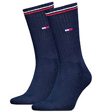 Tommy Hilfiger Strmper - Flag - 2-Pak - Dark Navy