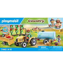 Playmobil Country - Traktor med Anhænger og Vandtank - 71442 - 1