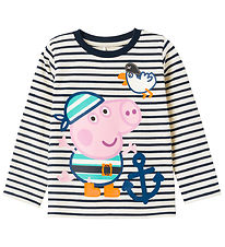 Name It Bluse - NmmMister Peppa Pig - Jet Stream