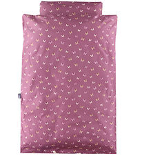 Nørgaard Madsens Sengetøj - Baby - Mauve m. Sommerfugle