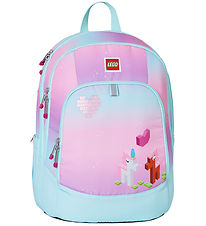 LEGO® Iconic Sparkle Skoletaske - Blå/Pink