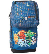 LEGO® Ninjago Skoletaske - Optimo - Blå m. Print