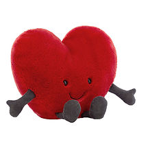 Jellycat Bamse - 11x13 cm - Amuseable Red Heart