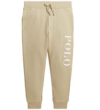 Polo Ralph Lauren Sweatpants - Khaki m. hvid