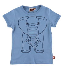 DYR-Cph T-Shirt - Dyrhide - Porcelaine Outline Elefant