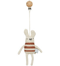 OYOY Barnevognsophæng - Musetti Mouse - Off White/Melange