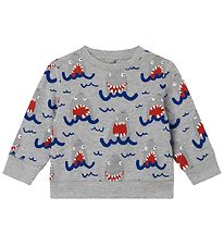 Stella McCartney Kids Sweatshirt - Grmeleret m. Hajer