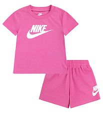 Nike Shortssæt - Shorts/T-shirt - Playful Pink