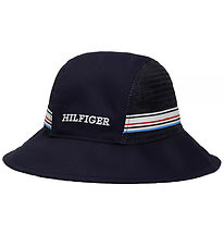 Tommy Hilfiger Bøllehat - Track Club - Space Blue m. Logostribe
