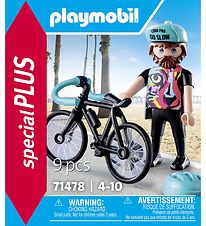 Playmobil SpecialPlus - Landevejscykelist Paul - 9 Dele - 71478