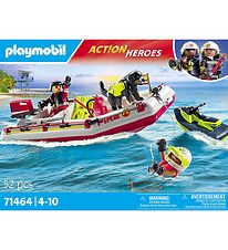 Playmobil Action Heroes - Fireboat with Aqua Scooter - 52 Dele -