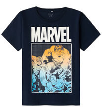 Name It T-Shirt - NkmFrance Marvel - Dark Sapphire
