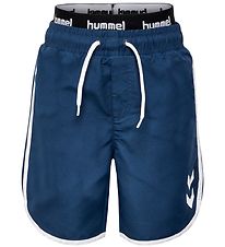 Hummel Badeshorts - hmlSWELL - Dark Denim