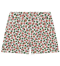 Kenzo Shorts - Denim - Ivory/Rosa m. Blomster