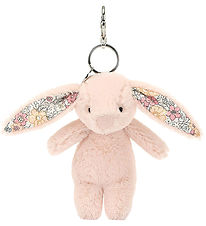 Jellycat Nøglering - 17x4 cm - Blossom Blush Bunny Bag Charm