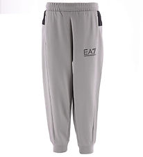 EA7 Sweatpants - Gr/Sort m. Logobnd