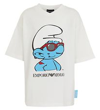 Emporio Armani T-shirt - Hvid m. Smlf