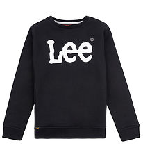 Lee Sweatshirt - Wobbly Graphic - Sort