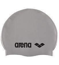 Arena Badehtte - Classic Silicone - Silver/Black