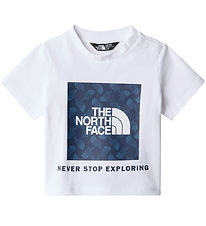 The North Face T-shirt - Box Infill Print - Hvid