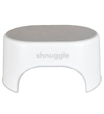 SHNUGGLE Skammel - 38x26x18 cm - Hvid m. Grå