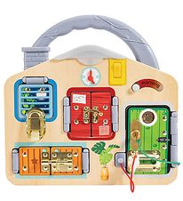 Hape Aktivitetstavle - Træ - Låselegebræt