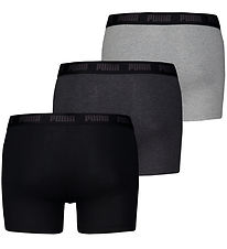Puma Boxershorts - 3-pak - Black/Grey