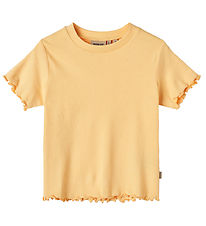 Wheat T-shirt - Rib - Irene - Pale Apricot
