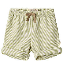 Wheat Shorts - Milton - Green Stripe