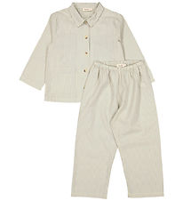 MarMar Nattøj - Pajama - Blue Stone Stripe