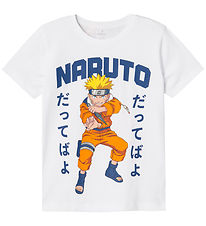 Name It T-shirt - NkmMacar Naruto - Noos - Bright White