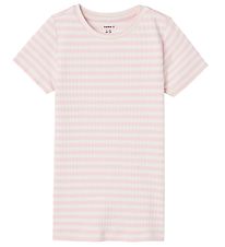 Name It T-shirt - Rib - NmfSuraja - Noos - Parfait Pink