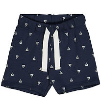 Msli Shorts - Sailboat - Night Blue/Balsam Cream