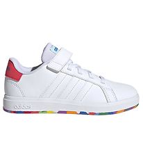 adidas Performance Sko - GRAND COURT 2.0 EL - Hvid/Rd