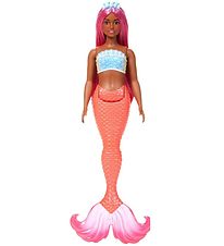 Barbie Dukke - 30 cm - Core - Havfrue - Dark Coral