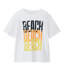 Name It T-shirt - NkmVagno - Bright White/Beach