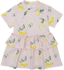 Livly Kjole - Lilly -  Lemons/Light Mauve