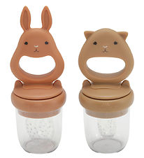 Konges Sløjd Food Feedere - 2-pak - Almond/Terracotta
