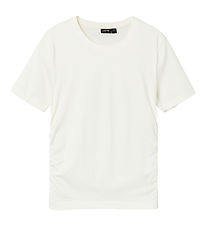 LMTD T-shirt - NlfNovegat - White Alyssum
