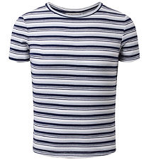 Hound T-shirt - Rib Top - Blue Stripe